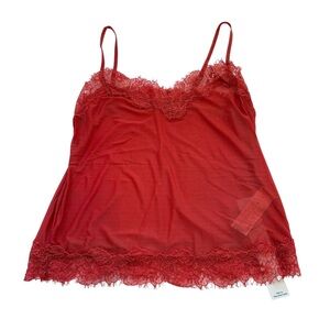 NWT Missguided Sheer Lacy Camisole Top